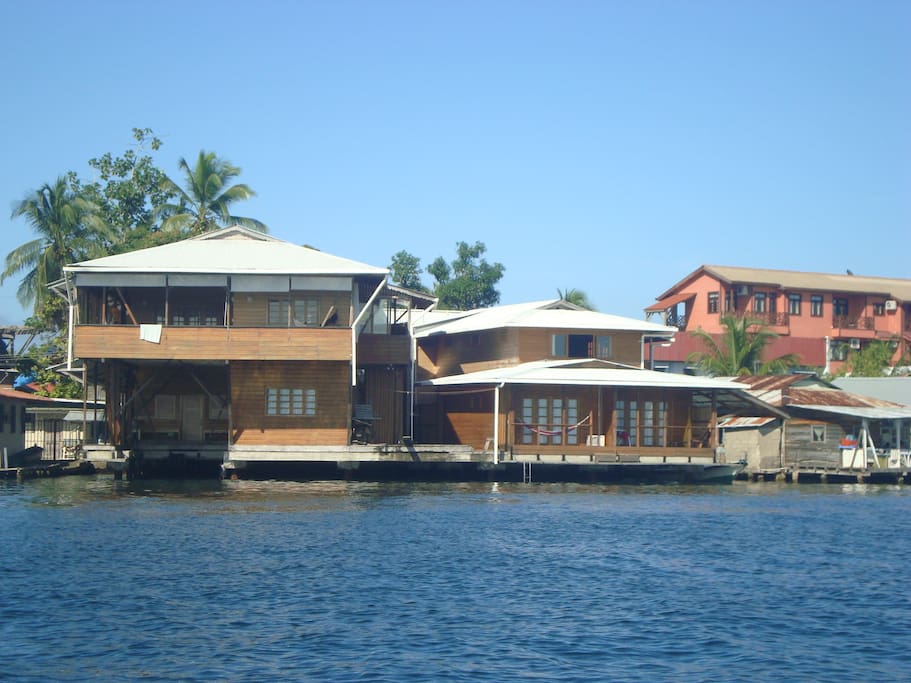 The Ocean Loft is the place over the water on the left of the picture