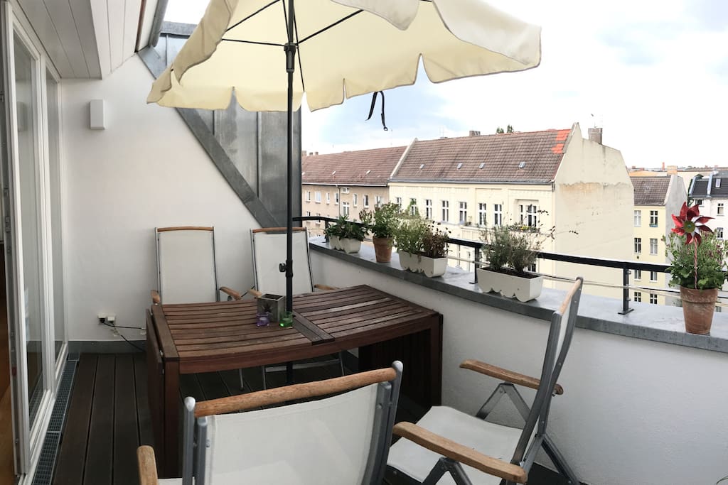2. Balkon an der Küche