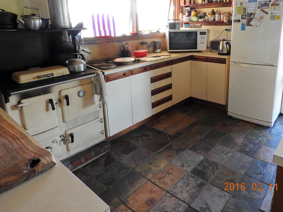My old Rayburn Stove is always lit for morning breakfast and hot water.