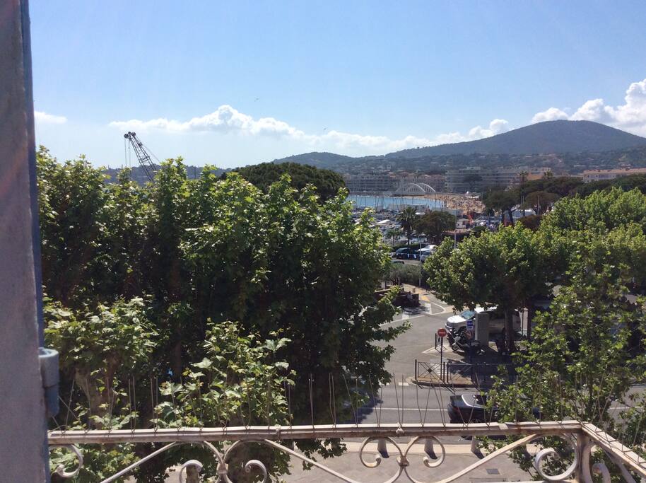 View from Balcony towards Marina & Beach