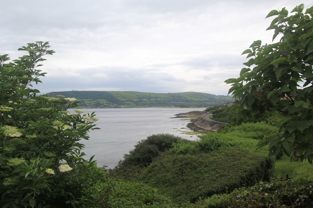 View of Carnlough Bay from apartments