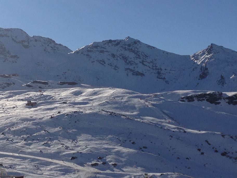 Belle vue sur la montagne