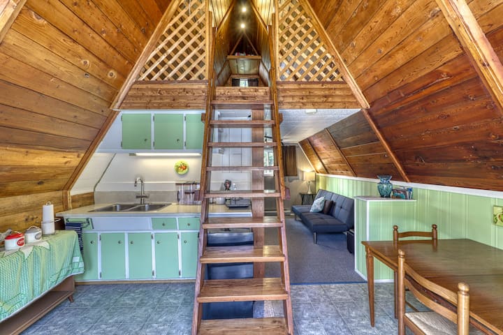 MountainShadow Micro-farm Cozy A-frame Cabin.