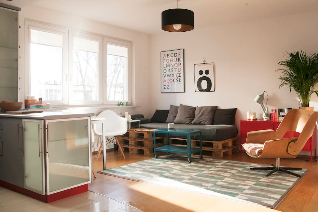 Bright living room