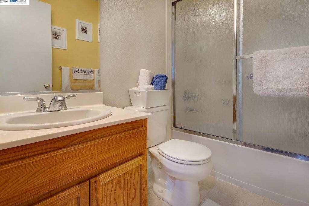 Towels and soap/shampoo are provided.