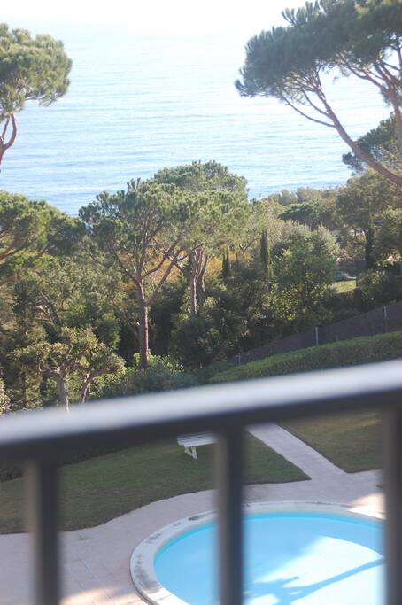 Vista al mar desde la terraza