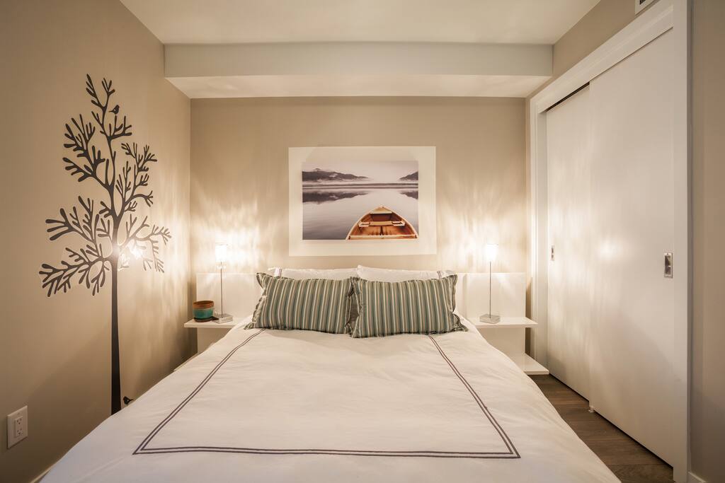 Your cozy bedroom.