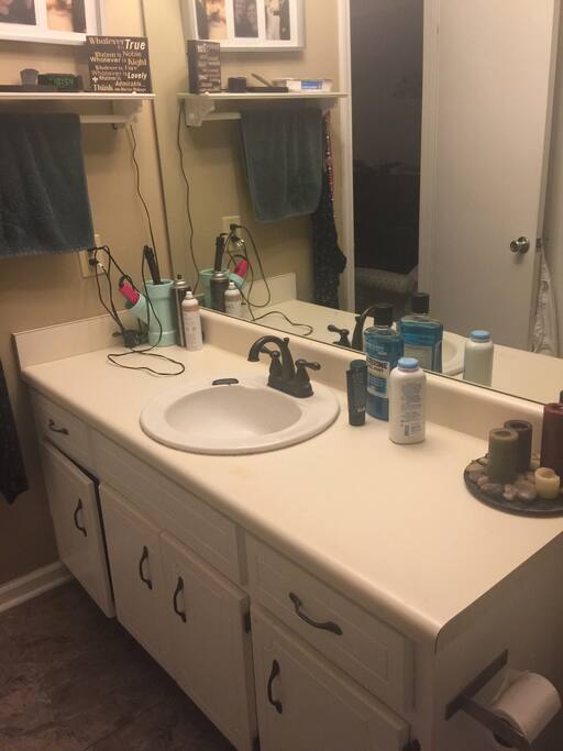 Master bath vanity