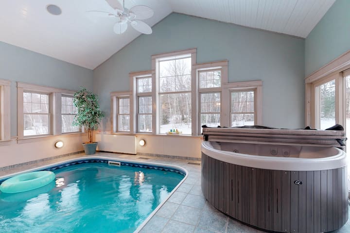 Stunning Modern Home W Private Indoor Pool Hot Tub Washer Dryer Secluded Houses For Rent In Dover Foxcroft Maine United States