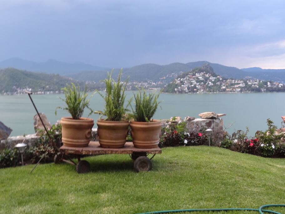 vista del lago increible