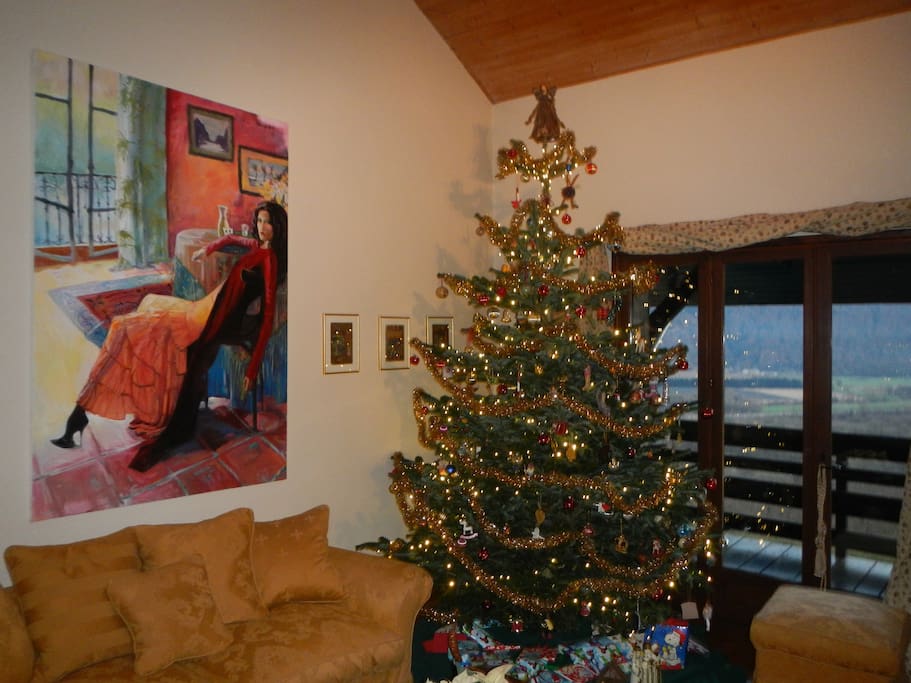 living room last Christmas
