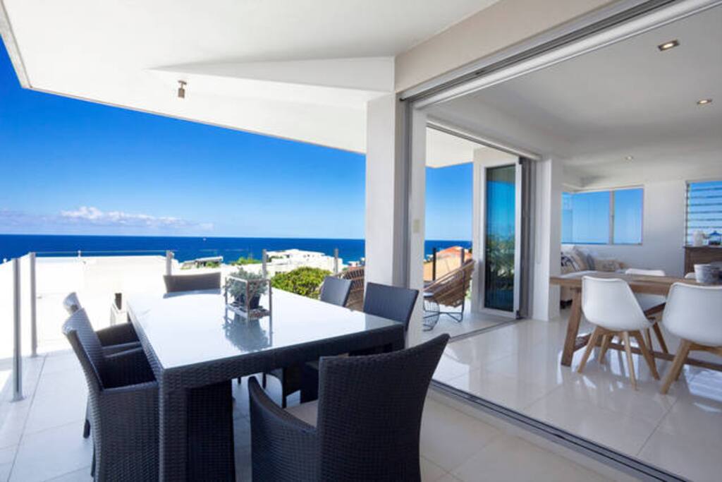 Balcony off living area with stunning views