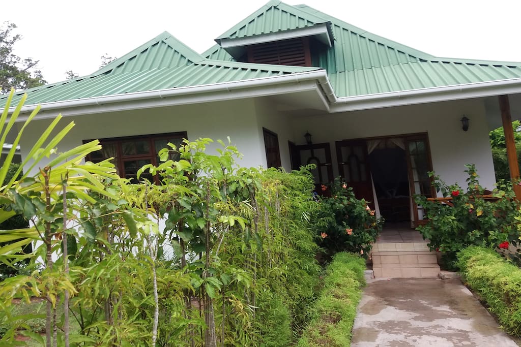 Front of a 1 bedroom chalet/We also have 2 bedroom chalet available
