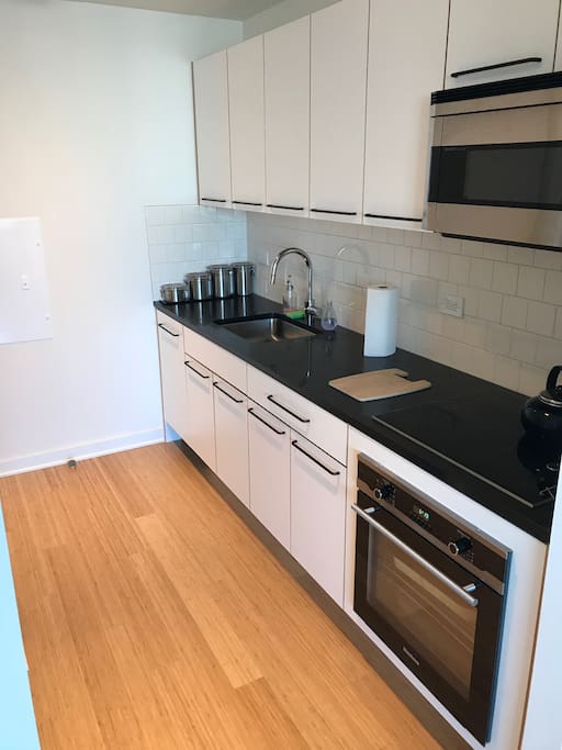 Kitchen: Dishwasher, Microwave, Oven & Full Size Refrigerator.