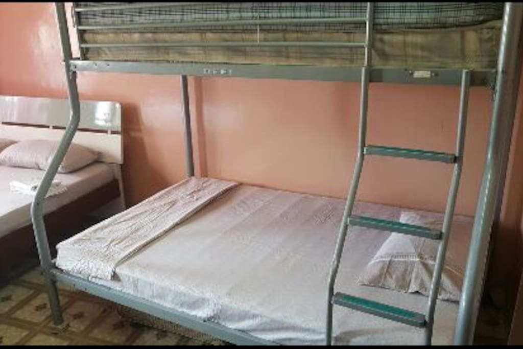 2nd bedroom with 3 beds