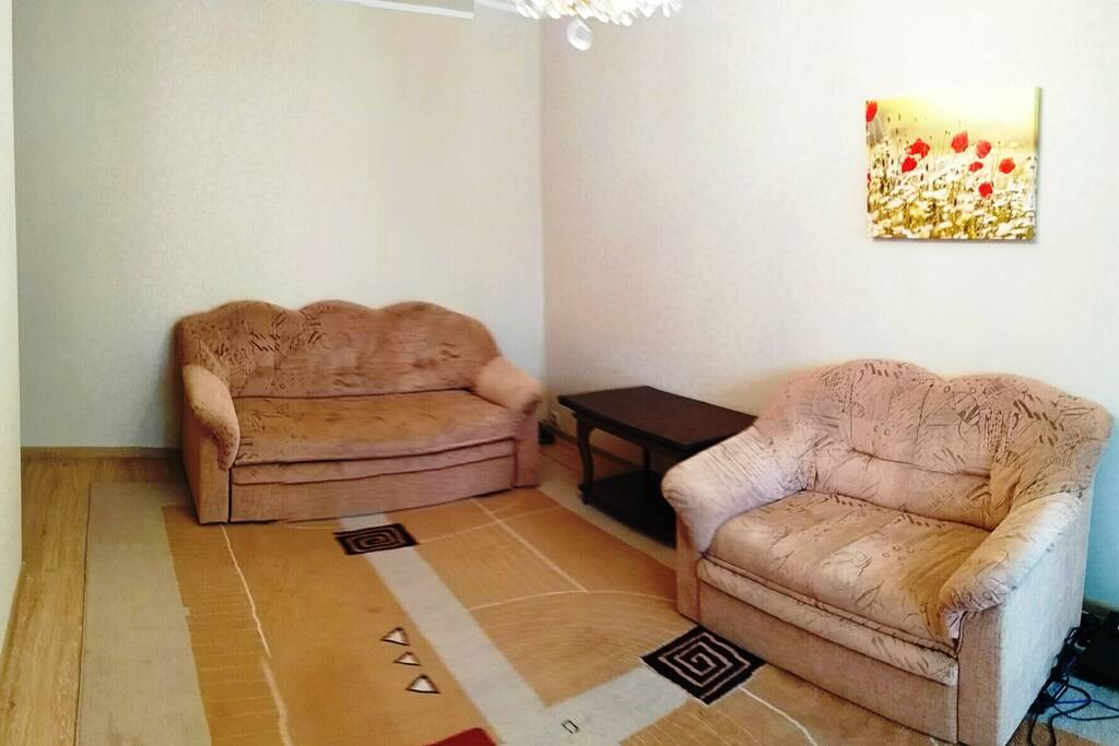 Living room sofa and coach