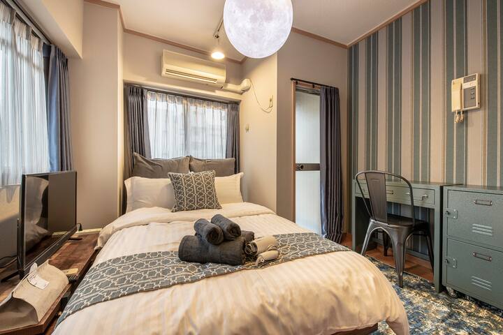 6min Station*Shinjuku(新宿) Comfy & Private/Wifi#308