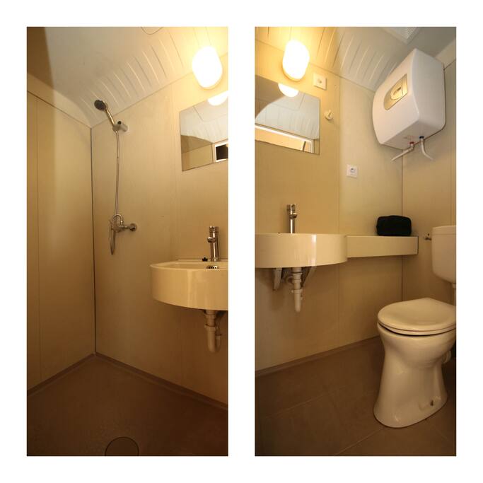 Complete eigen badkamer!