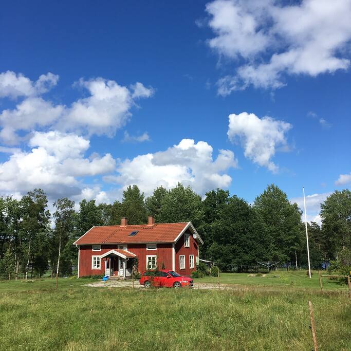 Front view of the house