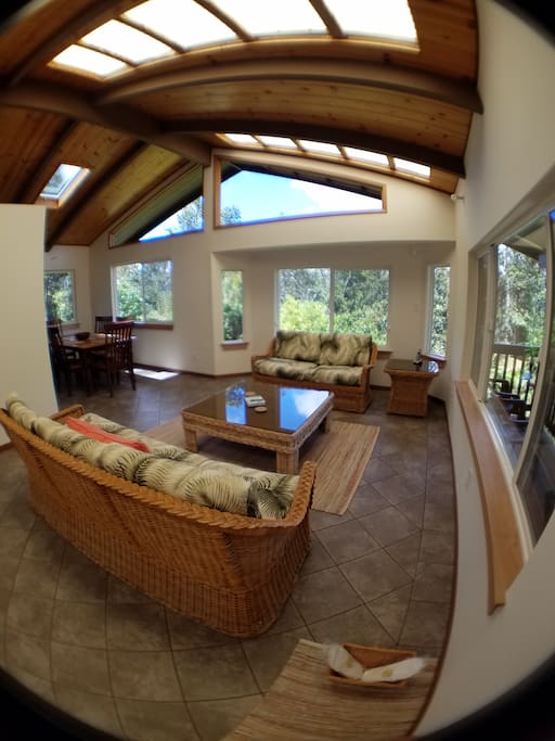 Fisheye view from entrance