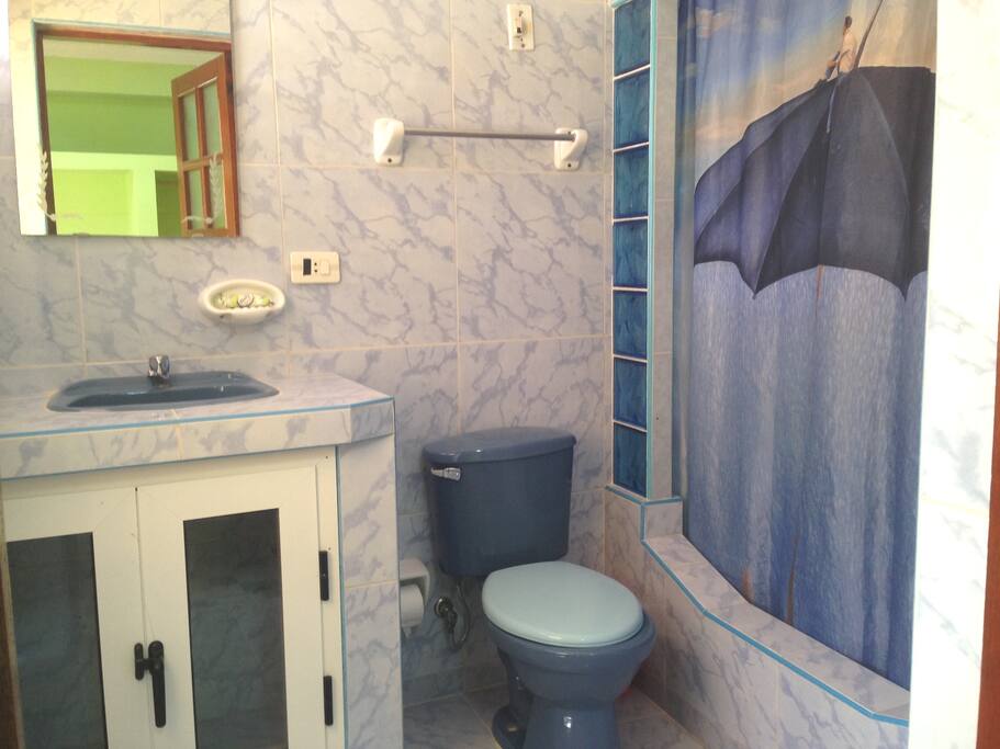 Baño de la habitación/ The bathroom of the room
