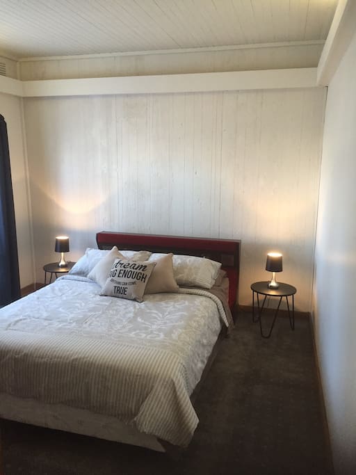 Real comfortable Queen Sized Bed with built in robes