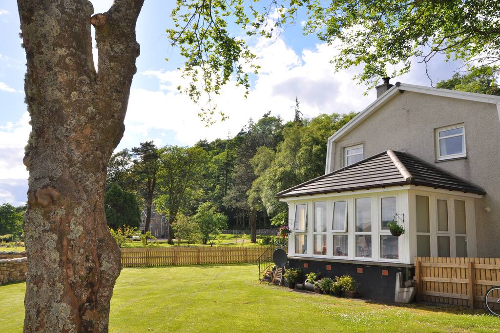 Large enclosed garden