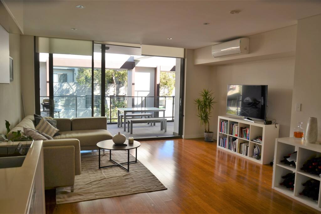 Spacious and bright living area