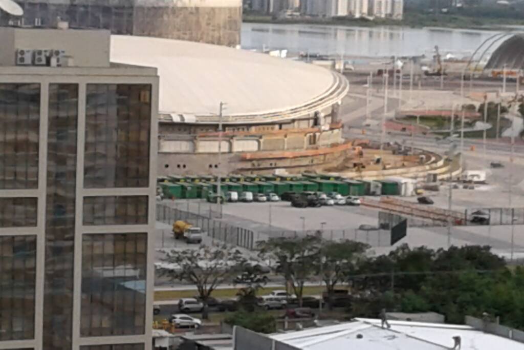 vista das arenas olímpicas