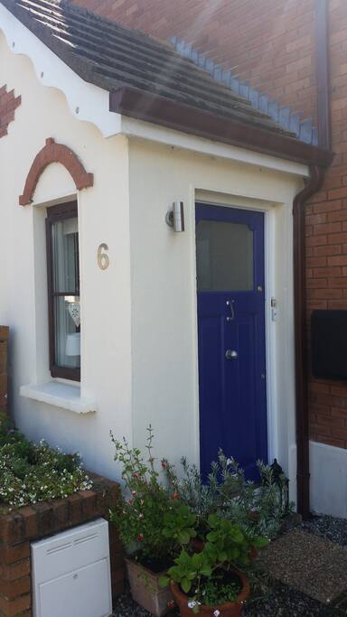 Enter though the blue door
