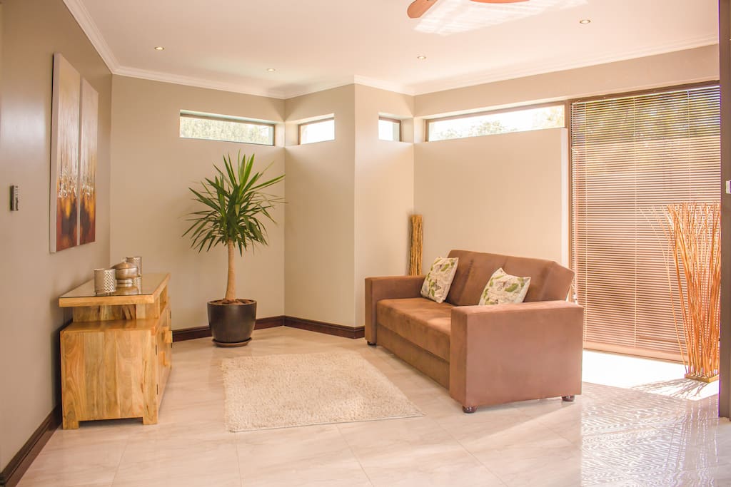Entrance hall with sleeper couch.Comfortable and elegant.
