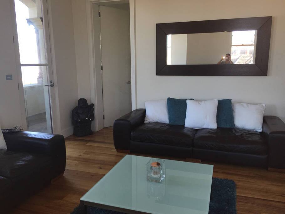 Living Area opening to to beach views and private large balcony
