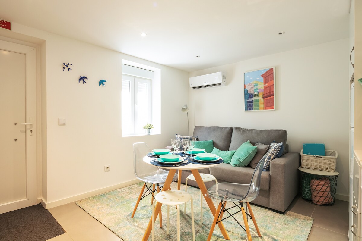 Cocina y sala de estar 