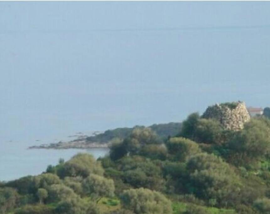 Visuale da casa del nuraghe
