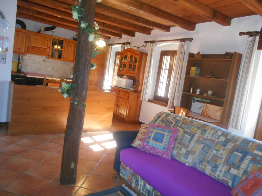 Cucina-soggiorno open space