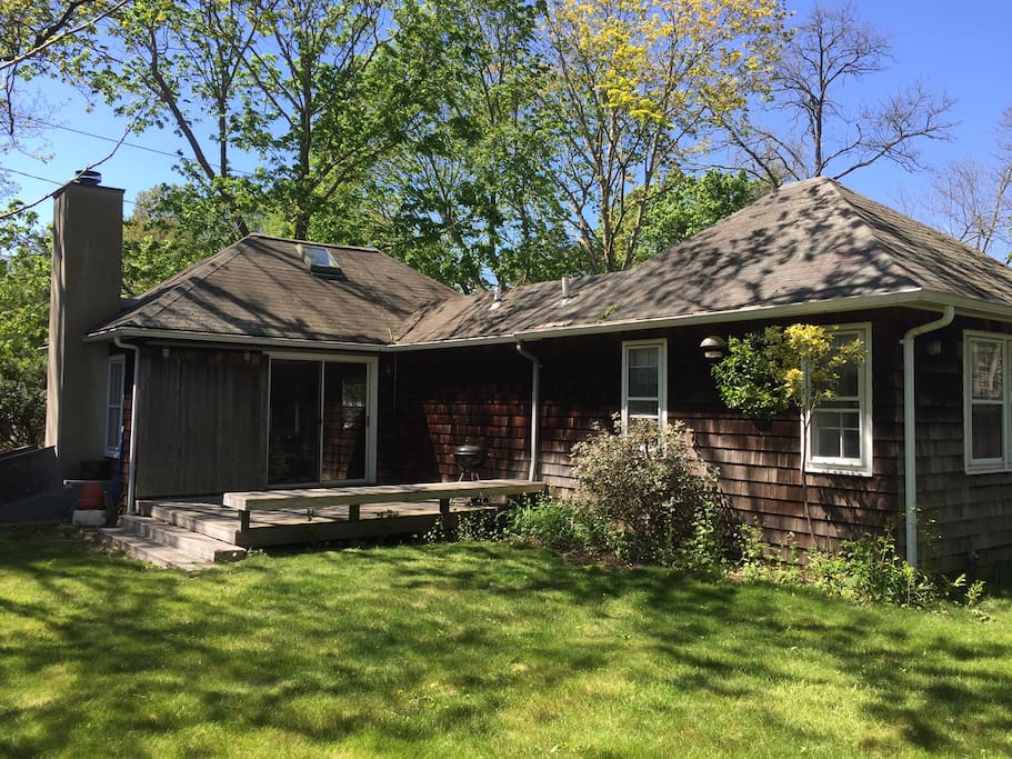 View of cottage from the back