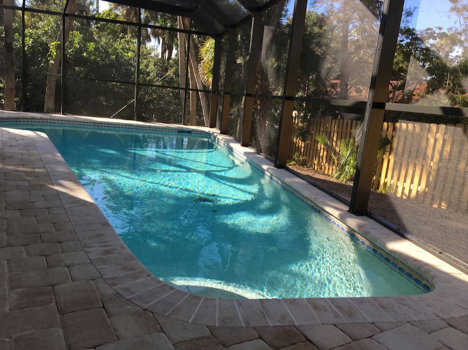 Brand new, heated, salt-water, private pool.