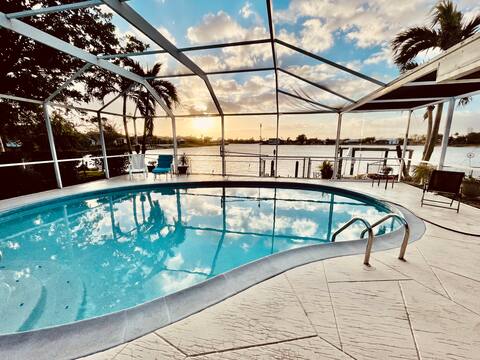 Shamrock Lakes Heated/Saltwater Pool on open water