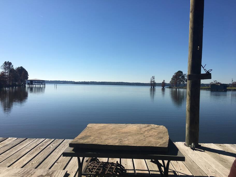 View from the dock