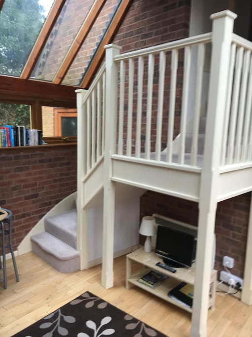 Stairs to the bedroom