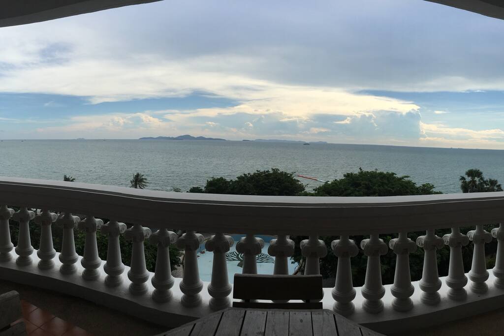 Balcony view.