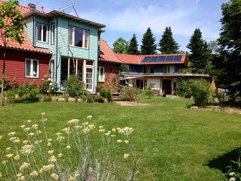 Clay house with garden and sauna in Elbtalaue