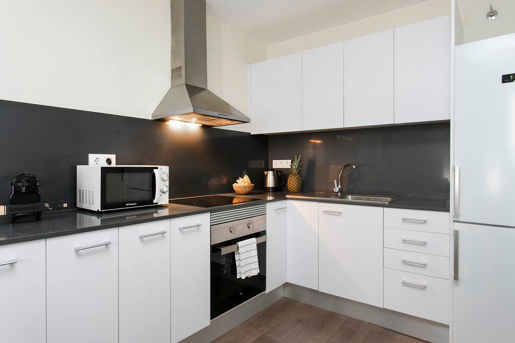 Fully equipped kitchen
