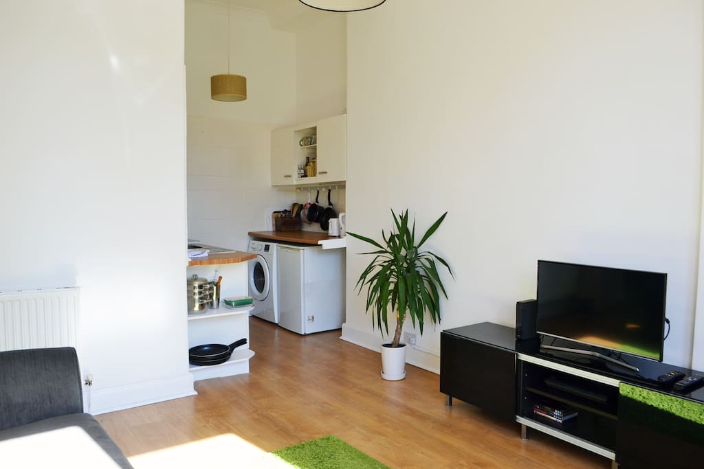 Open plan living spaces