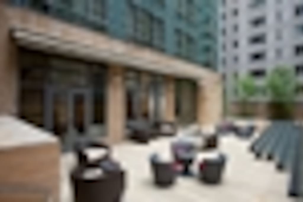 Outdoor patio lounge