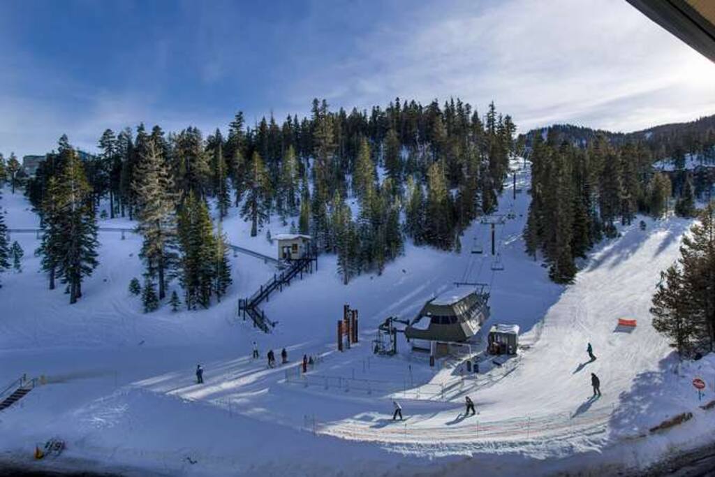 WE ARE LOCATED AT THE GONDOLA