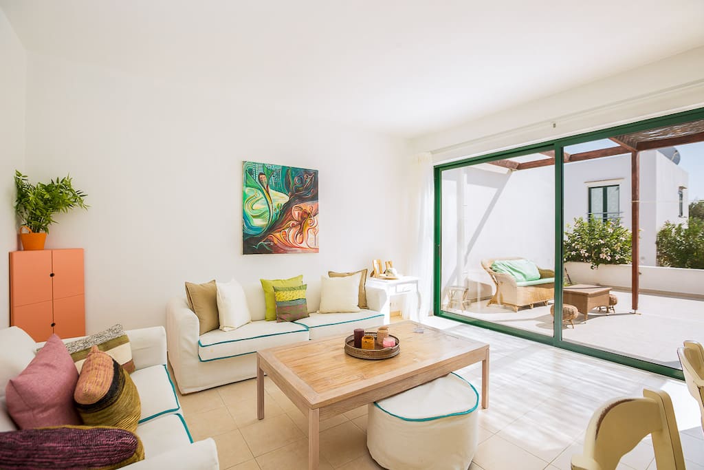 Sunny living room....