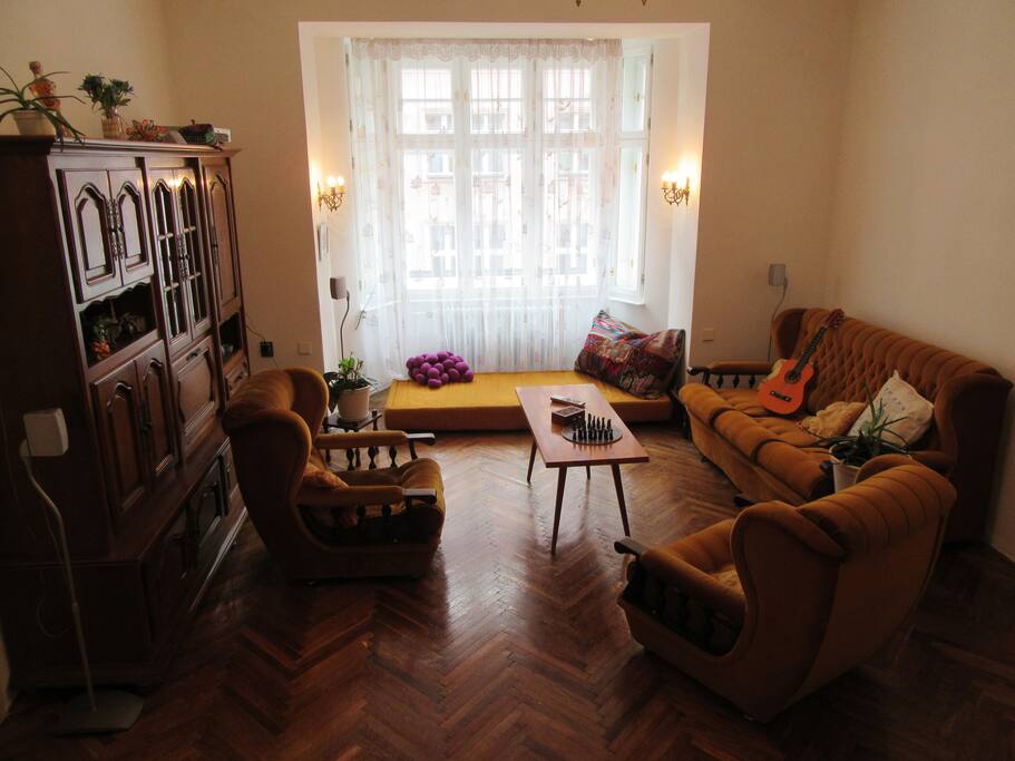 Living room with seating