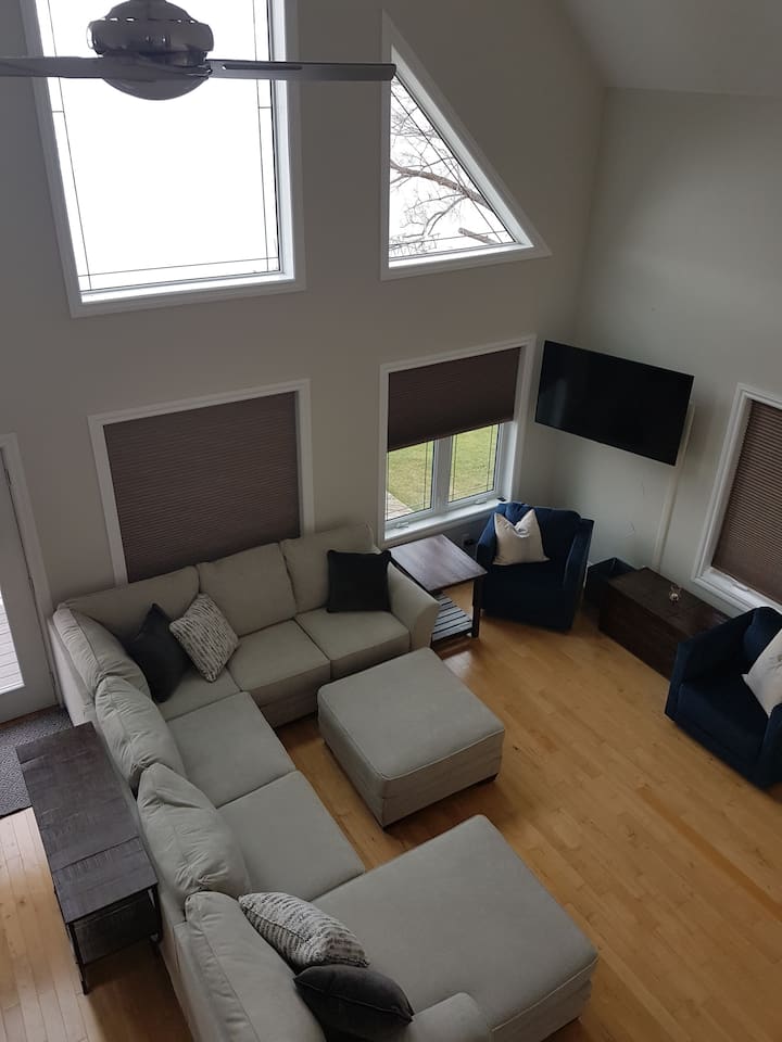 Grand room from loft