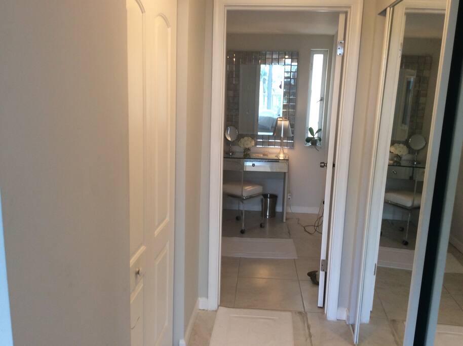 dressing area